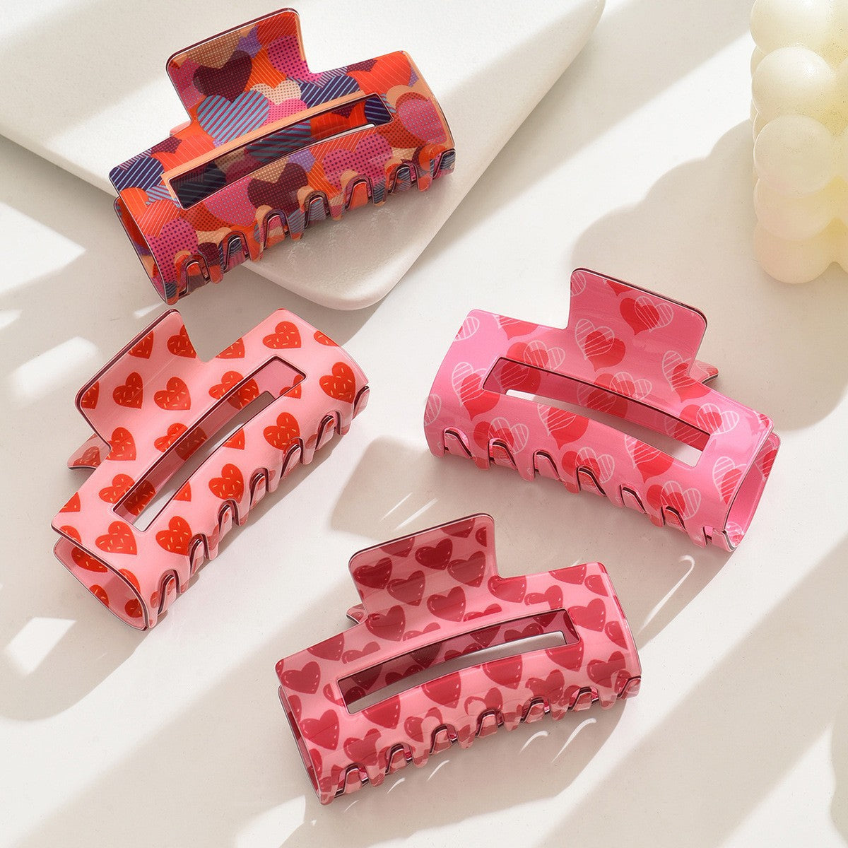 Wholesale Valentine's Day Love Back Head Sweet Elegant Grab Clip